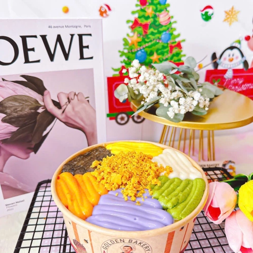 banh-bong-lan-trung-muoi-7-loai-sot-hoang-kim-pho-mai-kim-sa-bo-trung-me-den-matcha-khoai-mon